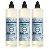 MRS. MEYER'S CLEAN DAY Liquid Dish Soap, Biodegradable Formula, Limited Edition Snowdrop, 16 Fl. Oz - Pack of 3