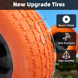 【UPGRADED】4.10 3.50-4 Tire and Wheel
