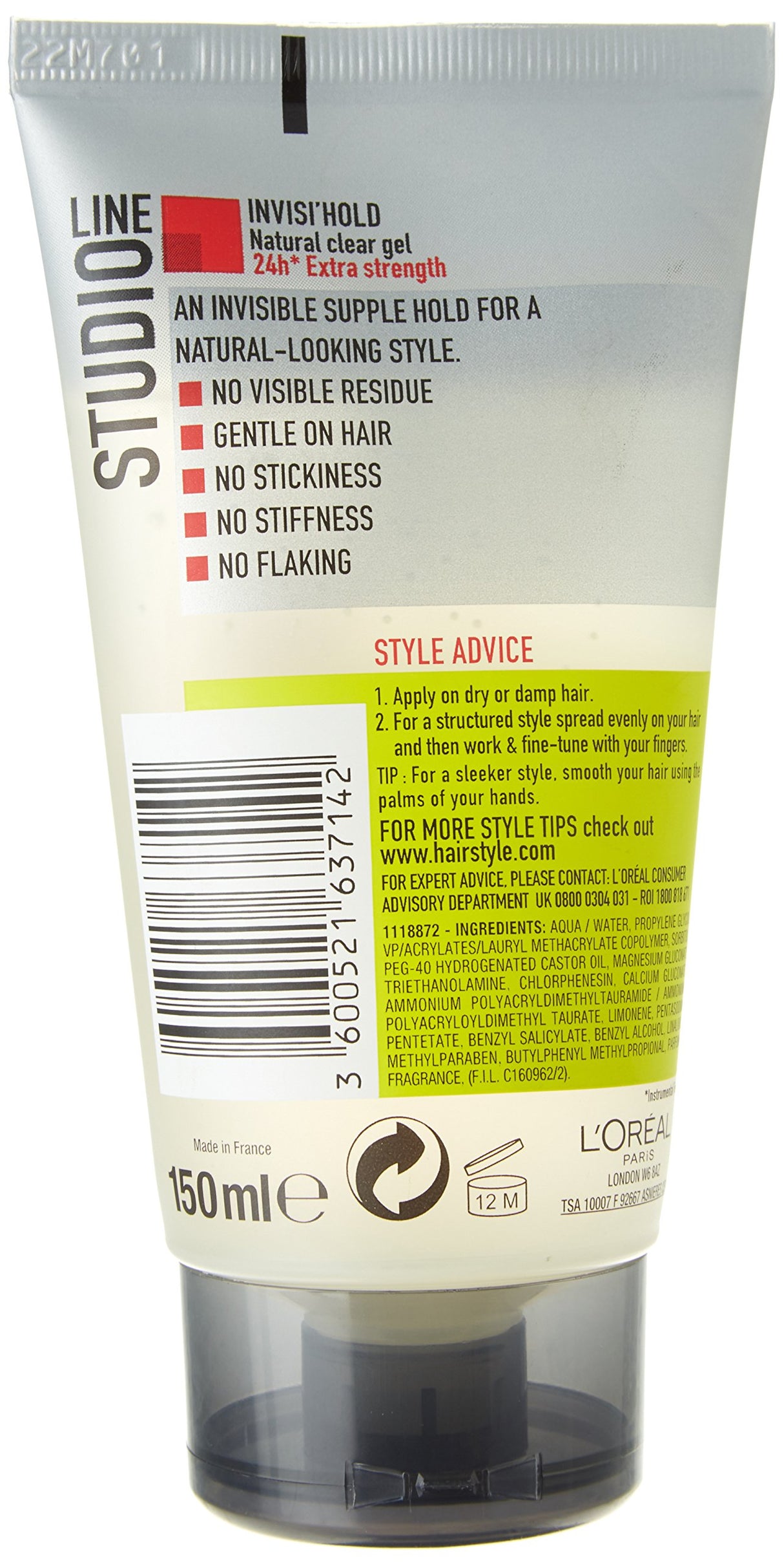 L’Oreal ParisStudio Line Invisi'Hold Extra Strength 150ml by Paris