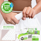 Body Wipes for Women, Extra Moist No Rinse Bathing Wipes (2pk), 100 XL Shower Cloths + 8 Deodorizing Bath Cloths - 9"x12" Travel Size After Gym Cleaning Essentials, Toiletries for Womens Hygiene