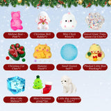 Squishy Advent Calendar 2026, Fidget Christmas Countdown Calendar, 24 Days of Surprises Squishy Toys Box, Xmas Toys for Sock Stuffing & Christmas Gift