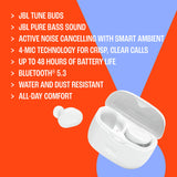 JBL Tune Buds - Noise Cancelling Earbuds - Black