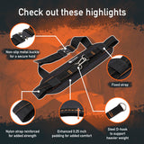 Hip Thrust Belt for Women & Men – Glute Workout Equipment for Dumbbells, Kettlebells, Plates – Heavy Duty Booty Builder, Dip Belt Kit - Adjustable, Home/Gym Use