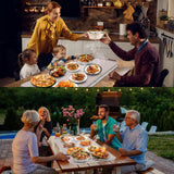 FYY Extra Large Warming Mat for Food with Heat Resistant Pad, Prevent Countertop Cracks, Keep Meal Warm, Rapid and Full Surface Heating, 6 Temp Settings, 6H Timer, Rollable Portable Food Warmer, Pink