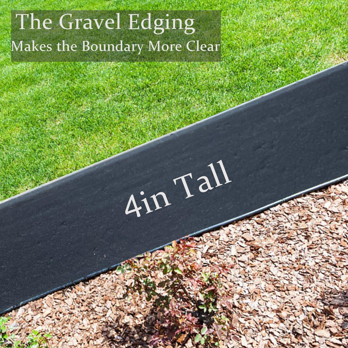 Landscape Edging 33FT, 4IN Tall Garden Edging Borders with 50pcs Stakes