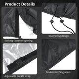 Outdoor Folding Wagon Cover 600D Oxford Cloth Protective Cover Waterproof Garden Wagon Cart Cover Heavy-Duty Dustproof Covers for Collapsible Wagon Carts (97*56*51cm/38 x 22 x 20 inch)