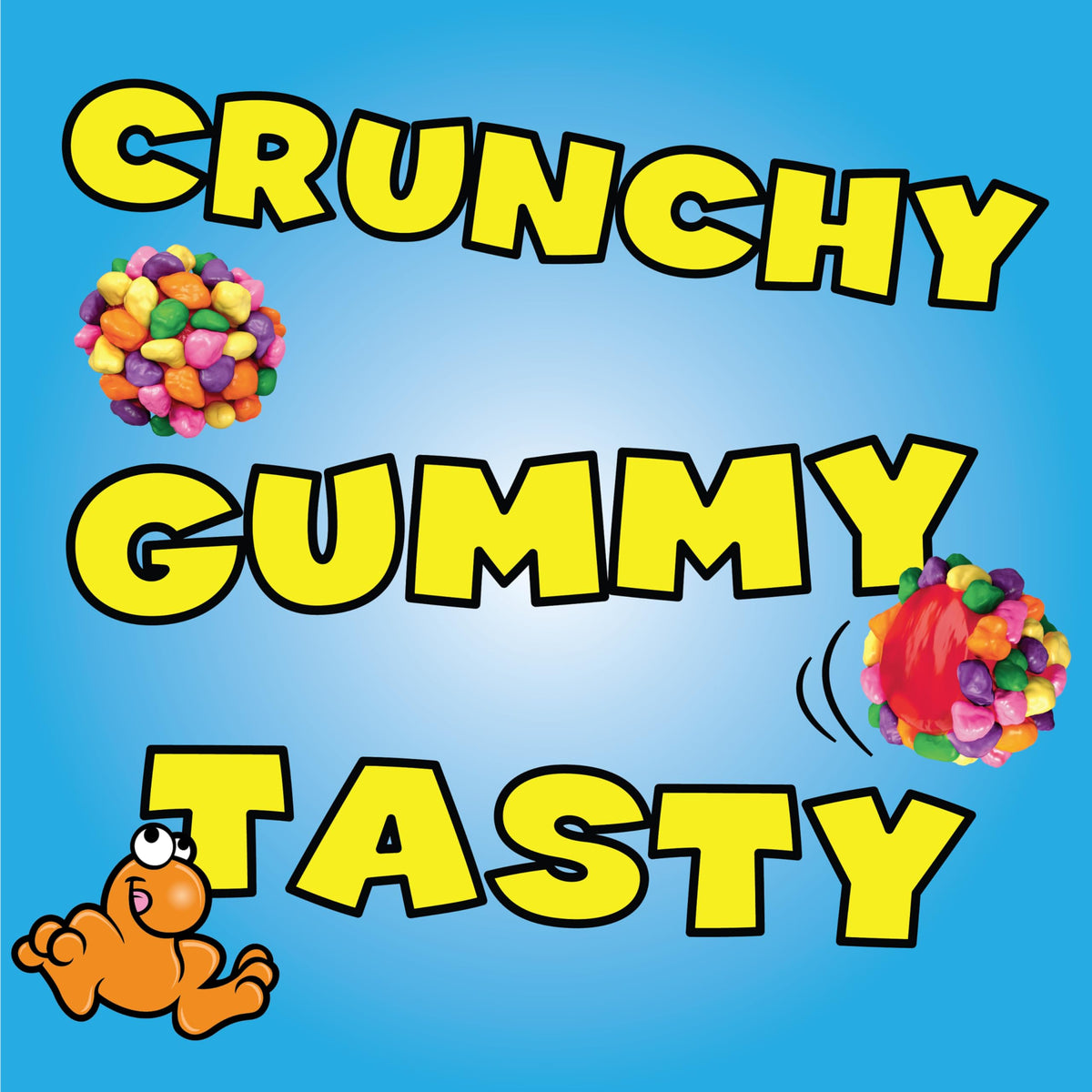 NERDS Gummy Clusters Rainbow Candy, Crunchy & Gummy, 3 oz, 12 Pk