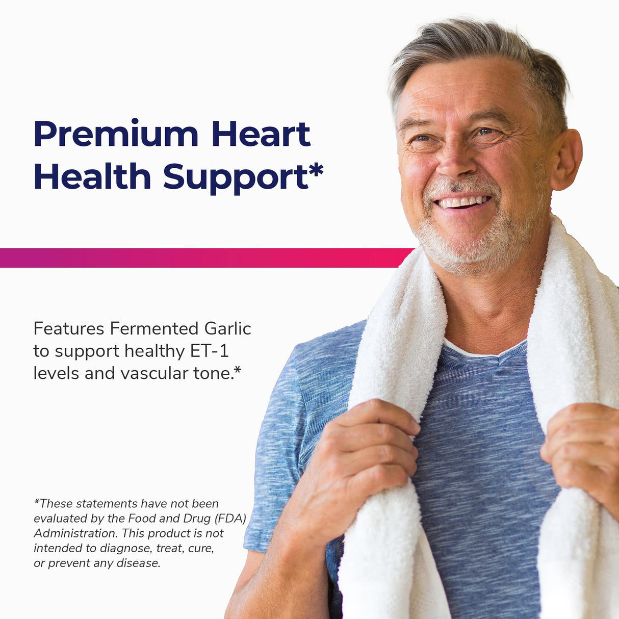 Bright Naturals Vaso Calm - Healthy Blood Balance Supplement - Features Fermented Garlic, Celery and Grape Seed Extract, Hibiscus, and Vitamin K2 - Made in The USA, 180 Capsules