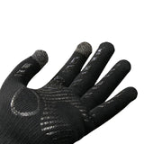 LEAKDRY Waterproof Merino Wool Touchscreen Gloves,3-Layer Inusulated Thermal Winter Gloves,Windproof for Hiking Skiing Unisex (Black, L)