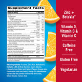 Emergen-C Immune+ Triple Action Immune Support Powder, BetaVia (R), 1000mg Vitamin C, B Vitamins, Vitamin D and Antioxidants, Super Orange – 50 Count