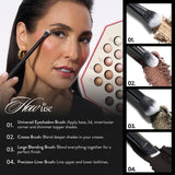 LAURA GELLER NEW YORK The Ultimate Palette Baked Eyeshadow (04 Neutrally Natural + Shadow Skills)