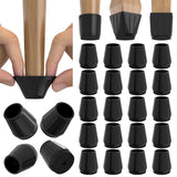 24PCS Extra Small Silicone Chair Leg Floor Protectors for Hardwood Floors, Thicken Rubber Chair Leg Cap Covers, Non Slip Furniture Leg Pads to Protect Wood Tile Floors from Scratches and Reduce Noise