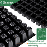 Mr. Pen- Seed Starter Tray Kits, 10 Pack, Total 400 Cells