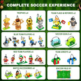 Soccer Advent Calendar 2026 for Kids Boys, 24-Day Building Countdown Gifts