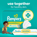 Pampers Baby Wipes, Sensitive, Water Based Wipe, Clinically Proven, Hypoallergenic, and Unscented for Babies, 1008 Wipes Total (12 Flip-Top Packs)