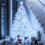 JMEXSUSS 66ft 200 LED White Christmas String Lights Indoor Outdoor Plug in