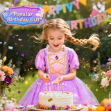 Princess Costumes for Girls, Princess Dress up Clothes for Girl 4-6