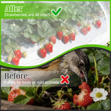 13'x32.8' Garden Netting for Strawberry Plants HDPE Fine Strawberry Bird Netting for Raised Bed Row Cover Screen Mesh Net for Fruit Tree Vegetable Flowers Large Area Garden Protection