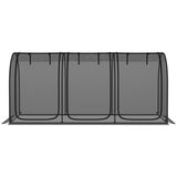 Outsunny 8' x 4' Crop Cage Plant Protection Tent for Garden, Black