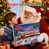 HOGOKIDS Advent Calendar 2026 Gingerbread Train Building Toy with LED Light
