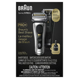 Braun Series 9 PRO+ Electric Razor for Men, 5 Pro Shave Elements & Precision Long Hair Trimmer, 6in1 SmartCare Center, Wet & Dry Electric Razor for Smooth Skin with 60min Battery Runtime, 9567cc