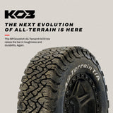 BFGoodrich All-Terrain T/A KO3 Car Tire for Light Trucks, SUVs, and Crossovers, LT265/75R16/E 123/120S