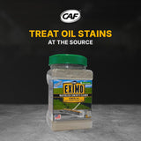 CAF Outdoor Cleaning EXIMO Waterless Concrete Cleaner, Oil Stain Remover for Asphalt, Driveway, Garage Floor, Basement and Walkway Surfaces, Natural Concrete Cleaner Powder Treatment, 3 lb Container