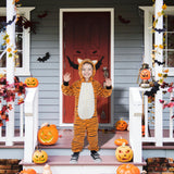 Rabtero Unisex Children Animal Onesie, Kids Girls Boys Tiger Costume, Halloween Costume Kids Tiger Onesie, Halloween Christmas Carnival Party Cosplay Costume for Kids 4-6