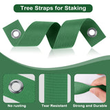 Jevrench 36 PCS Tree Straps for Staking, Guying, & Hurricane Protection, Heavy Duty Nylon Tree Support Straps with Buckle Fasteners