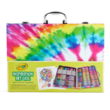 Crayola Inspiration Art Case Coloring Set - Tie-Dye (140ct), Art Supplies Set For Kids, Travel Drawing Kit, Holiday & Christmas Gift for Girls & Boys, Ages 5+ [Amazon Exclusive]