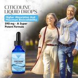 Absonutrix Citicoline 590 mg, 4 Oz Bottle, 200 Servings, Made in USA, Quick Absorption, Quality Potent Ingredients, Non-GMO, GMP Certified, Cruelty-Free Products