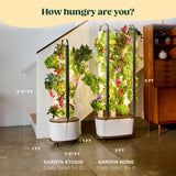Gardyn Studio 2 Hydroponics Growing System - 16 Plants, Smart Tower