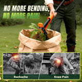 Crywag Weed Puller Tool - Stand Up Weed Puller with 4-Claw Steel Head, 39" Retractable Handle & Easy-Eject Mechanism for Dandelions, Clover & More, No Bending or Kneeling