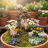 PRETMANNS Fairies for Fairy Garden Accessories - 4 Pieces