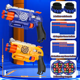 2 Pack Blaster Guns Boys Toy for 3+ Year Old Kids, 80 Soft Foam Darts Bullets, 2 Targets & 2 Wrist Strap, Gun Toys Gifts for Ages 8-12,Christmas Stocking Stuffers Party Supplies for Toddler Orange
