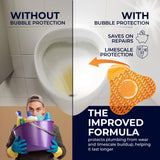 Urinal Screen Deodorizer 24 Pack - Urinal Cakes Fresh 3D Wave Anti-Splash Odor Protection Mats for Toilets in Bathroom Office Stadiums Schools - Includes Free Gloves, 8pcs Blue, Yellow, Orange