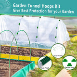 BOTINDO Garden Hoops for Raised Beds 36Pcs, 6 Sets of 8FT Long Greenhouse Hoops Grow Tunnel Rust-Free Fiberglass Support Hoops Frame for Garden Netting Fabric Shade Cloth Row Cover (36 PCS)