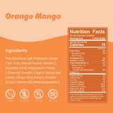 Waterboy Weekend Recovery | 3,200mg Electrolyte Powder Packets | Ginger + L-Theanine + Vitamins | No Sugar, All Natural, Gluten Free | 24 Drink Stick Mixes (Orange Mango)