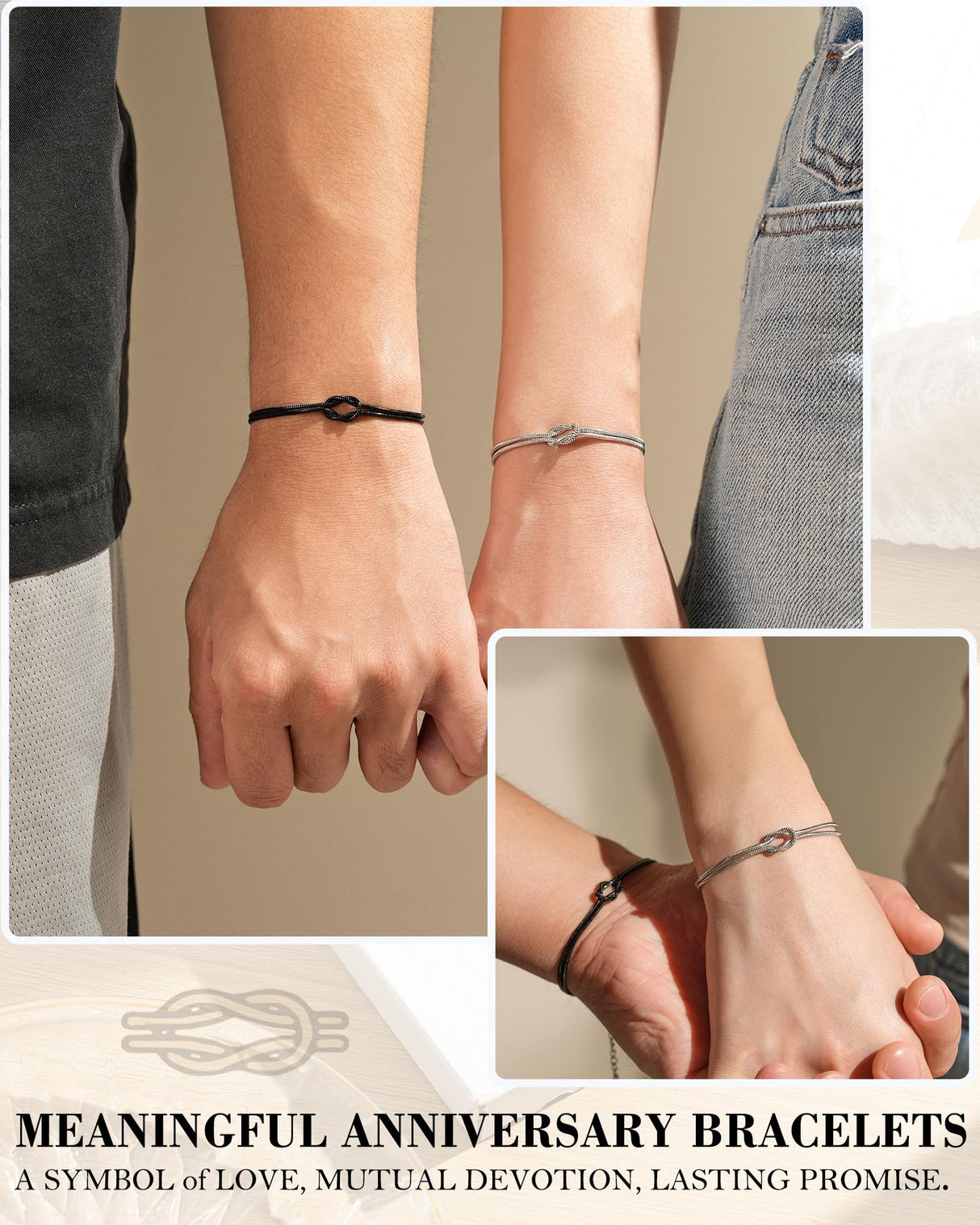 Tarsus Anniversary Bracelets Gifts for Men Women Couple Him Her