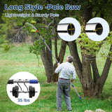 13FT Pole Saws for Tree Trimming with Sharp Pruning Blade | Comfort Grip & 28mm Stainless Steel Tree Trimmer Pole for Yard Garden and Patios High Branches Cutting