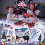 JMEXSUSS 66ft 200 LED White Christmas String Lights Indoor Outdoor Plug in