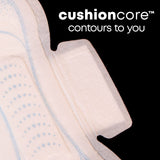 U by Kotex Clean & Secure Ultra Thin Pads with Wings, Regular Absorbency, 216 Count (6 Packs of 36) (Packaging May Vary)