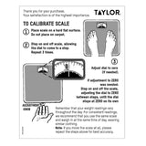 Taylor Analog Scale, Dial Scale for Body Weight, Mechanical Bathroom Scale, Highly Accurate Non-Digital Weighing Machine, Measures Weight up to 300 lb Capacity, Battery Free, FSA HSA Eligible, Black