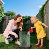 10 Set Plant Protectors from Animals, Galvanized Plant Cages for Outdoor