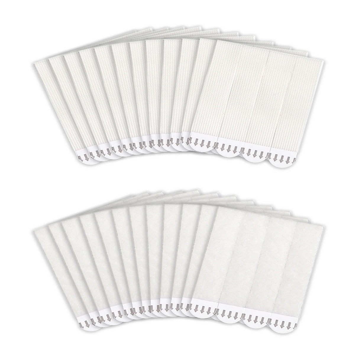 MOVELYST 64-Pairs(128 Strips) Medium Picture Hanging Strips, Hook and Loop Tape, Picture Hanger Damage Free, Waterproof Adhesive Strips for Frame Hanging and Christmas Decorations, Heavy Duty