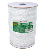 AlpineReach Trellis Netting 5 x 350 ft Heavy Duty Polyester White - 6 Inch Mesh Support Twine for Growing High Yield Tomatoes, Peas, Vine Climbing Plants Fruits Vegetables