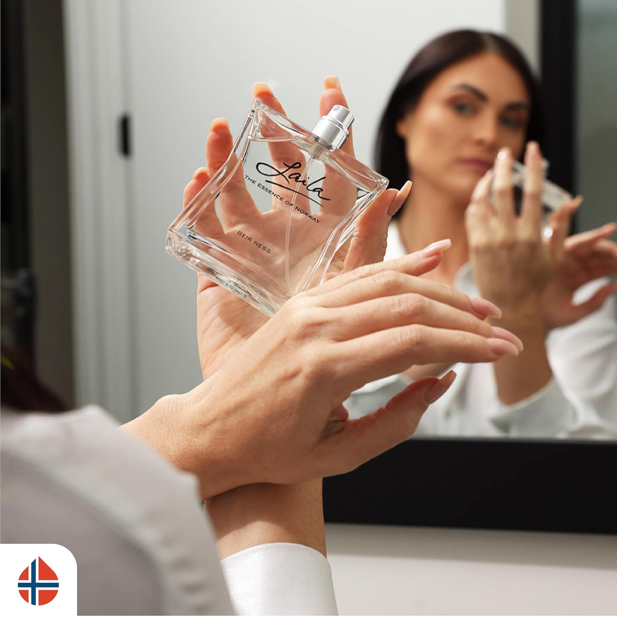 Geir Ness Laila Eau de Parfum Spray - Long Lasting Fresh, Airy and Clean Fragrance for Women - Blend of Fruity and Floral Scent - 3.4 oz