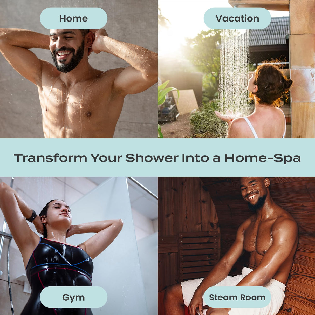 Body Restore Shower Steamers Aromatherapy 15 Pack - Christmas Stocking Stuffers for Men, Birthday Gifts for Women, White Elephant, Relaxation, Self Care - Eucalyptus