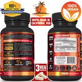 Creatine HCL Capsules with HMB - Workout Supplement for Men & Women, Muscle Builder, Endurance, Strength, Superior to Monohydrate: Instantized for Max Absorption, No Load, No Bloat, 180 Vegan Capsules