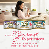Purina Fancy Feast Poultry & Beef Wet Cat Food Variety Pack, 3 oz, 24-Pack
